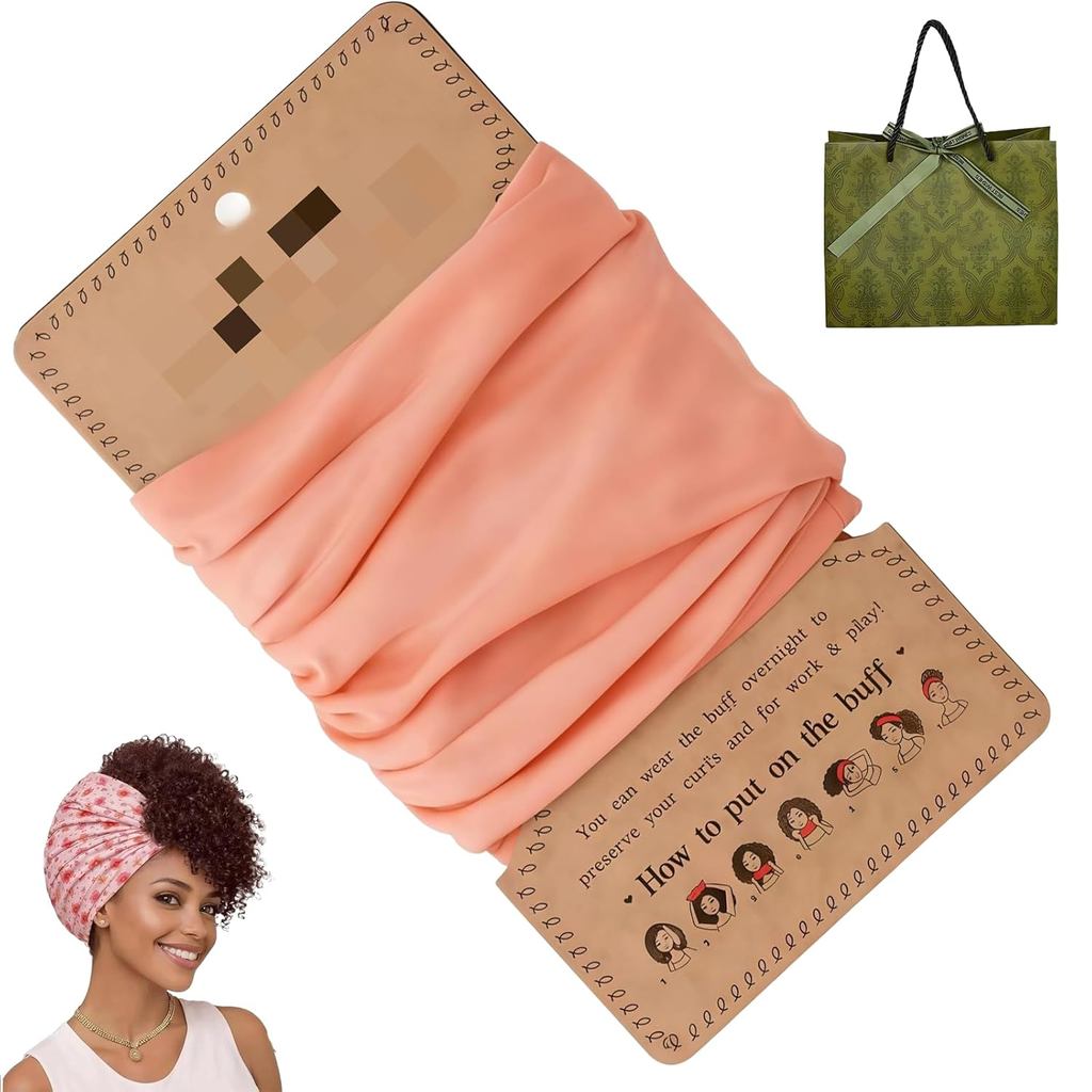 CurlyPineappleHeadWrap – TheCurlyPineapplesHeadband, Extra-WideStretchyBandforCurly & CoilyHair, Ant