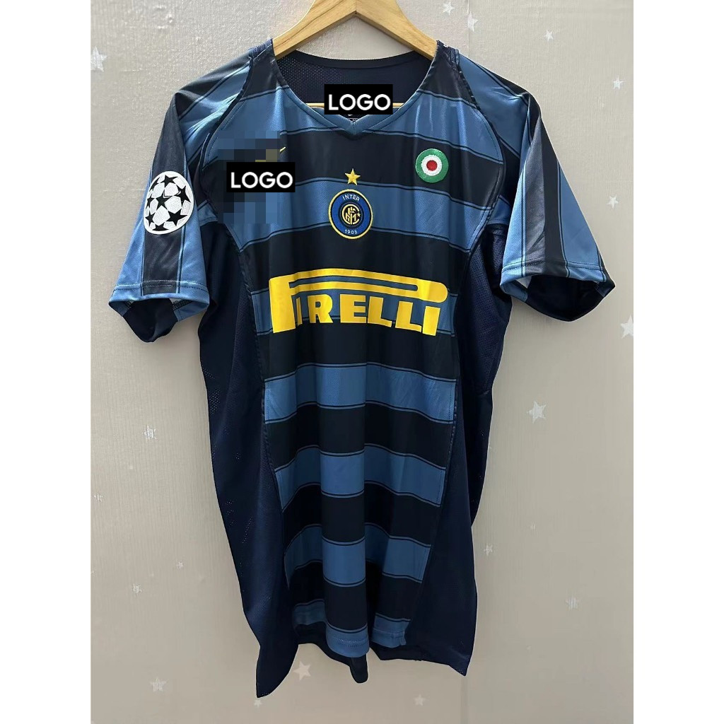[Phong cách mới] 04-05 Inter Milan ADRIANO VERON Áo thun bóng đá cổ điển thứ ba chất lượng hàng đầu 