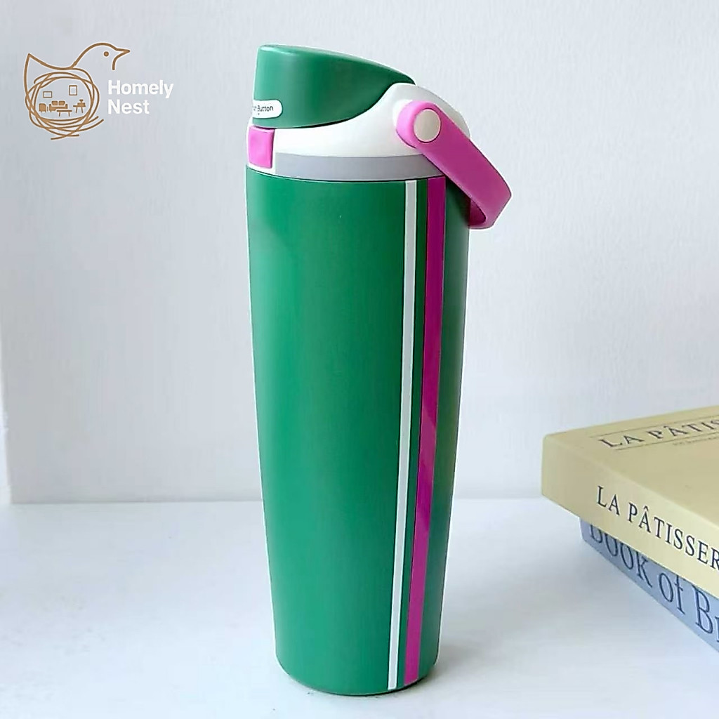 Owala Chế độ nghỉ mát 30oz FreeZip Sway Tumbler - Bình giữ nhiệt bằng thép không gỉ thiết kế nhiệt đ