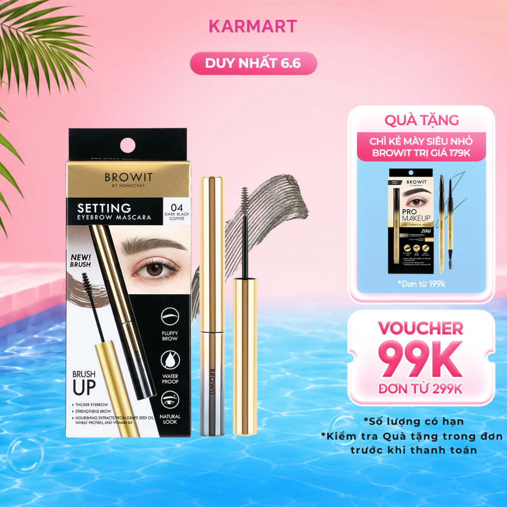 Mascara Định Hình Chân Mày Browit Setting EyeBrow Mascara 2g