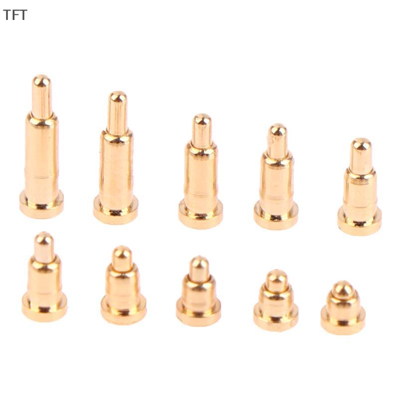 (FTT) 10 cái SMT POGO Pin nối pin mùa xuân nạp thử nghiệm thăm dò 2-7mm PCB pogopin mới