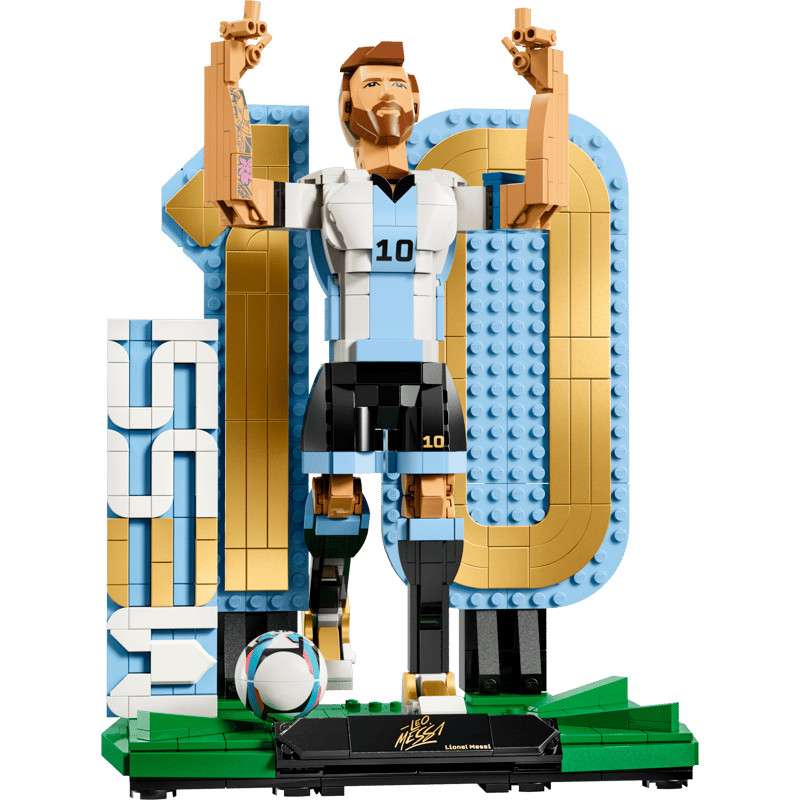 LEGO EDITIONS 43015 Đồ Chơi Lắp Ráp Huyền Thoại Bóng Đá Lionel Messi