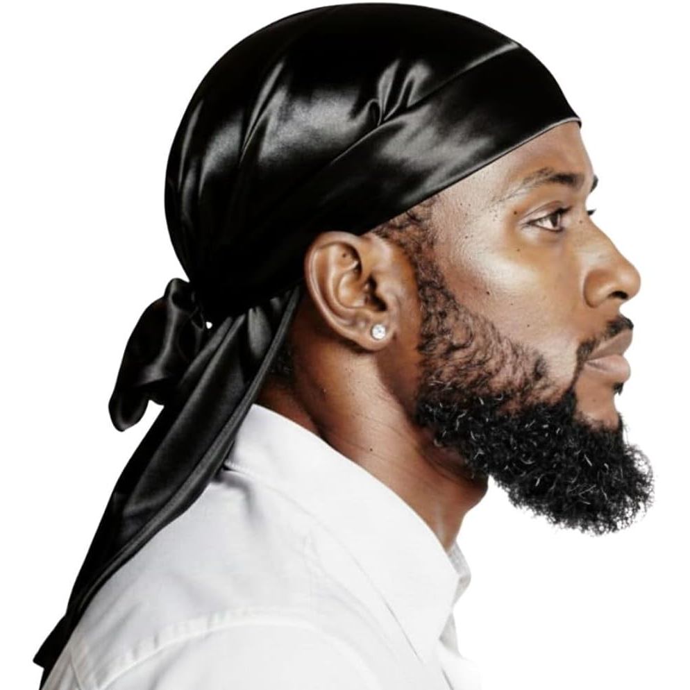 PremiumMulberrySilkDurag & Cap|100% ProtectionforWaves, Curls, Braids, Locs & Hair, HeadWrapMen & Wo