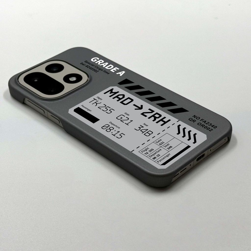 Street Wear Air Vé OnePlus 15 Vỏ Điện Thoại Đơn Giản OnePlus 12 Mờ Nửa Gói Cứng 1 + 13T Ánh Sáng Mỏn