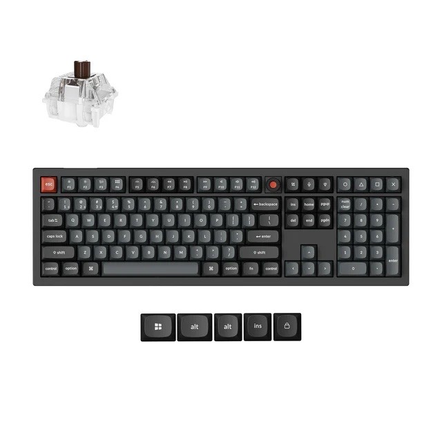Bàn Phím Cơ Keychron V6 8K QMK Wired Custom Keyboard RGB Hotswap Chính Hãng | BigBuy360 - bigbuy360.vn