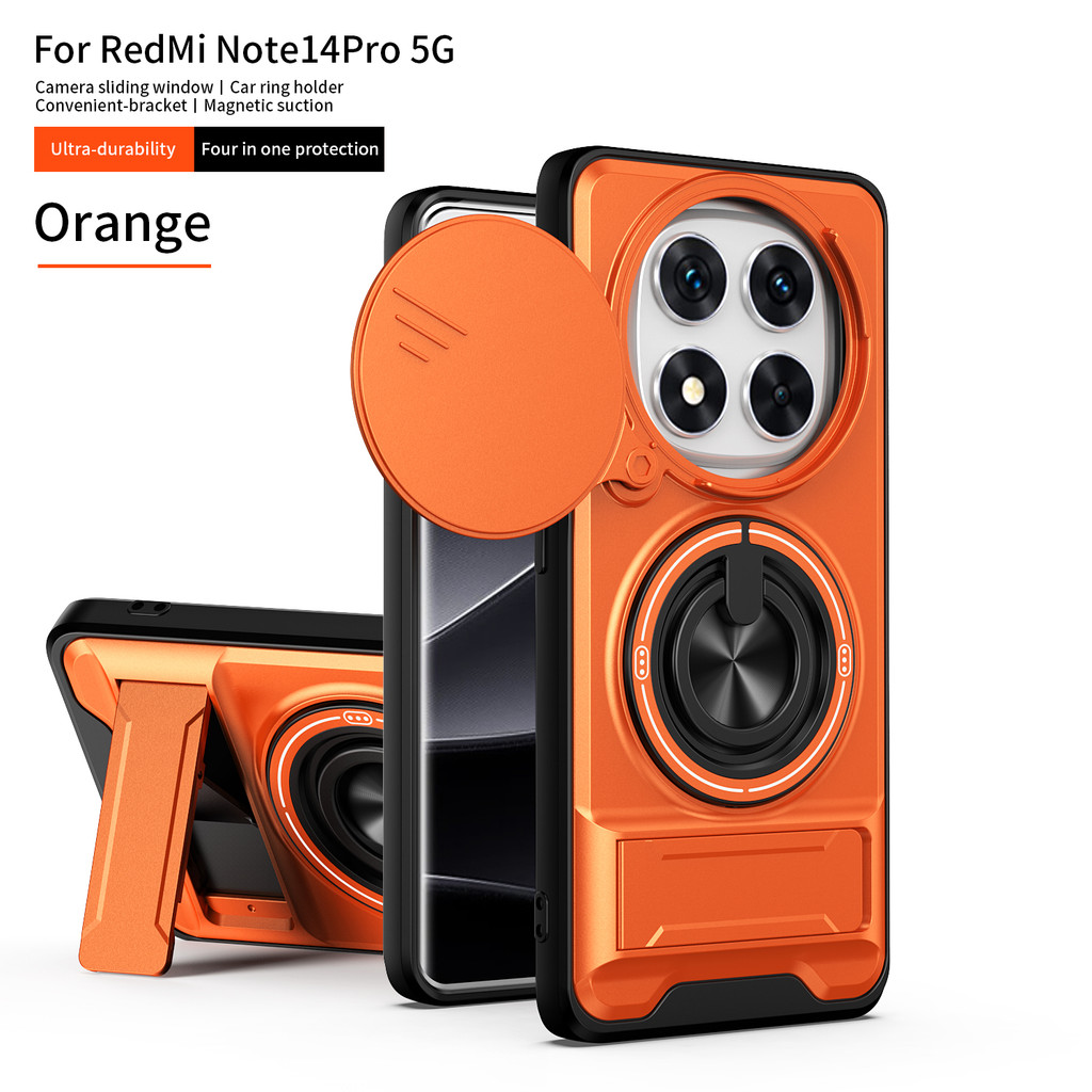 Dành Cho Xiaomi Poco X7 Ốp Lưng Poco X7 Vỏ Điện Thoại Poco X7 Magsafe Từ Gấp Giá Đỡ Giáp Quân Sự Bảo