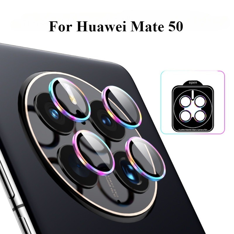 Dành Cho Huawei Mate 50 50Pro Mate50E Mate50 Điện Thoại Camera Bảo Vệ Ống Kính Vòng Dành Cho Huawei 