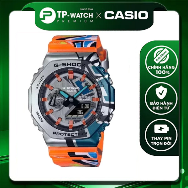 Đồng Hồ Nam Casio G-Shock GM-2100SS-1A Grafiti Chính Hãng - GM-2100SS-1ADR Carbon Core