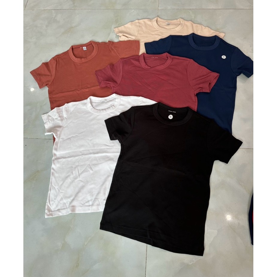 (HÀNG XUẤT XỊN) Áo thun cộc tay U.ni cotton Supima