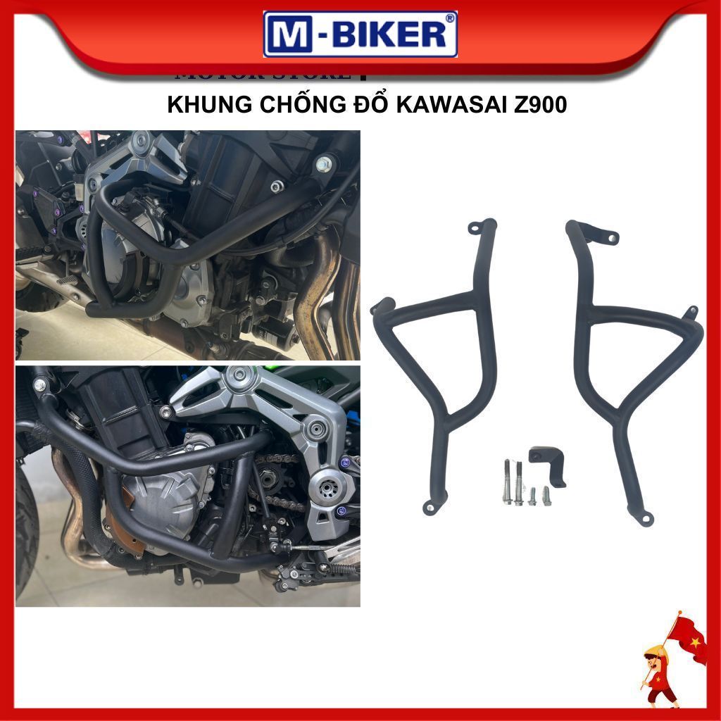 Khung chống đổ Kawasaki Z900 Khung bảo vệ lốc máy Kawasaki Z900