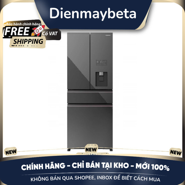 [KHÔNG BÁN QUA SHOPEE] NR-YW590YMMV - Tủ lạnh Panasonic NR-YW590YMMV 540 lít 4 cánh Inverter - Bảo H