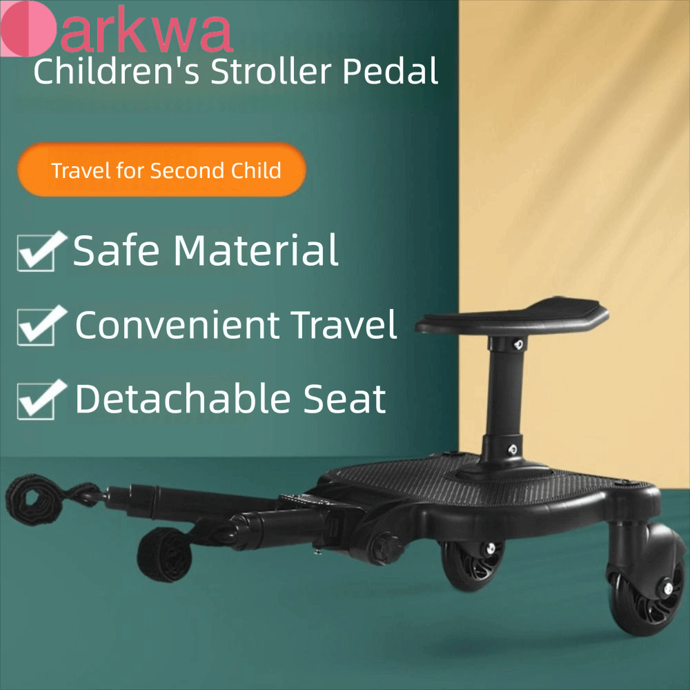 DARKWA Xe Đẩy Đứng Ban Giữ 55lbs Pram Bàn Đạp Adapter Twins Baby