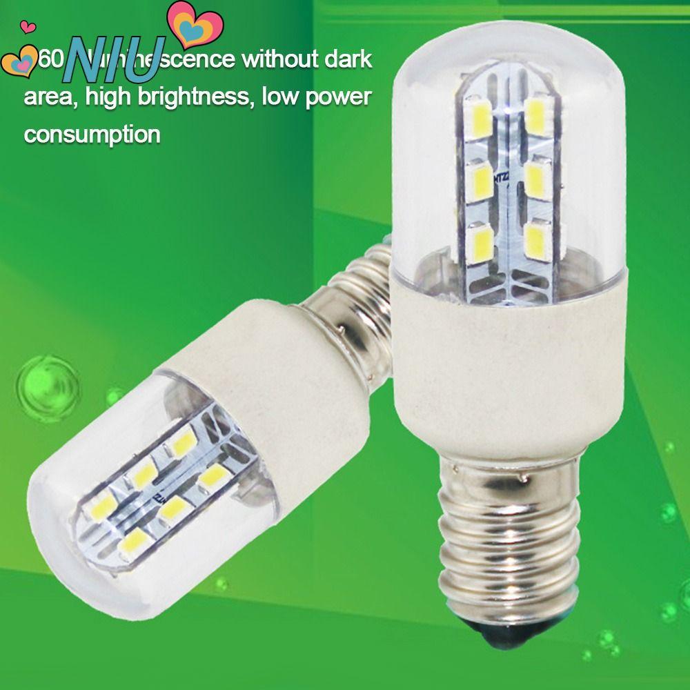 NIUYOUJS Chiếu sáng tủ lạnh 110V 220V E12 E14 Đầu nối T22 2.5W Đèn LED gia đình