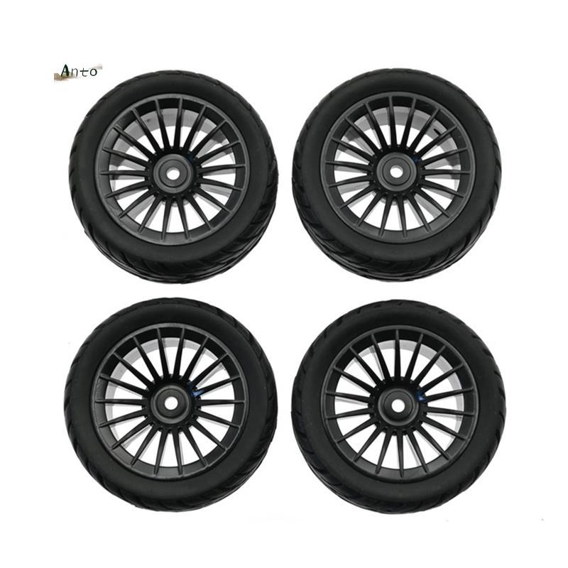 4 Bánh Xe Lốp Cao Su Cho SG1603 SG1604 SG1605 UD1601 UD1602 UD1603 UD1604 1 / 16 RC Xe Nâng Cấp Phần