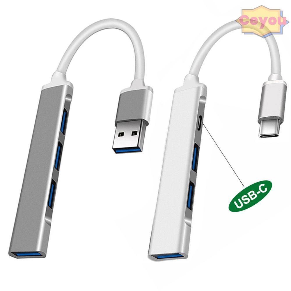 CEYOU USB C HUB Bộ chuyển đổi OTG tốc độ cao Trạm đế 4 cổng cho Dell