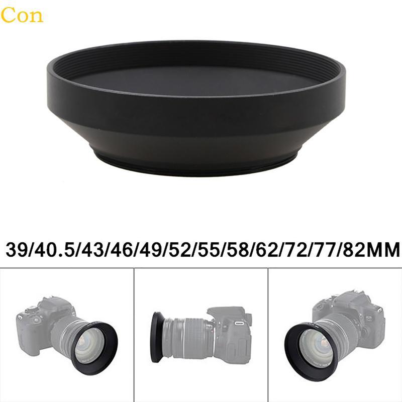 Con Lens Hood 39mm 40 5mm 43mm 46mm 49mm 52mm 55mm 58mm 62mm 72mm 77mm 82mm