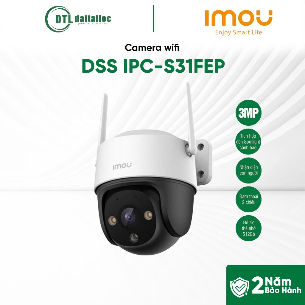 Camera Imou IPC-S31FEP (Color / Đàm Thoại 2 Chiều / Ngoài trời) | Chính Hãng | Bảo Hành 24 Tháng