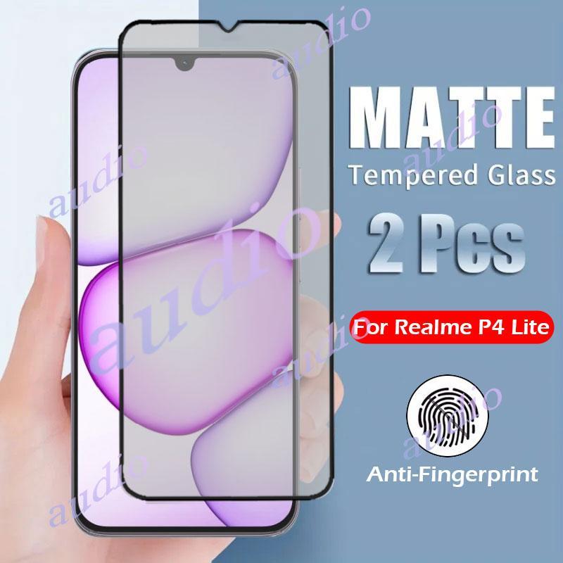 Kính cường lực chống vân tay Realme P4 Lite 5G/4G, phủ mờ full màn cho Realme P4 Lite/P4x/P4Lite/P4X