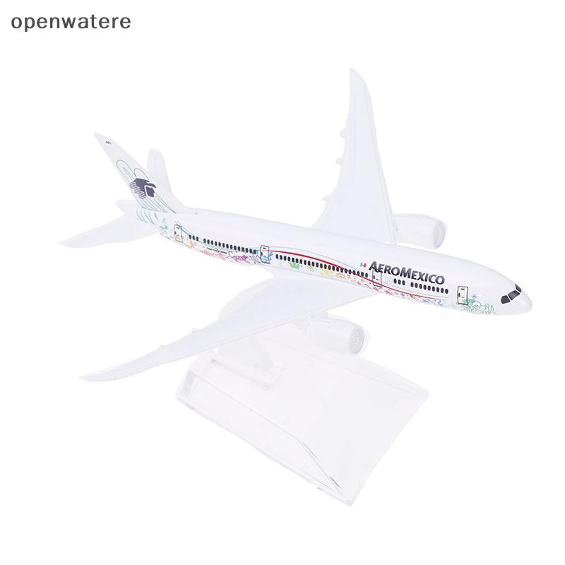 Openwatere AEROMEXICO B787 Tỉ Lệ 1 / 400 16cm Hợp Kim Diecast Máy Bay Mẫu Boeing 787 VVV