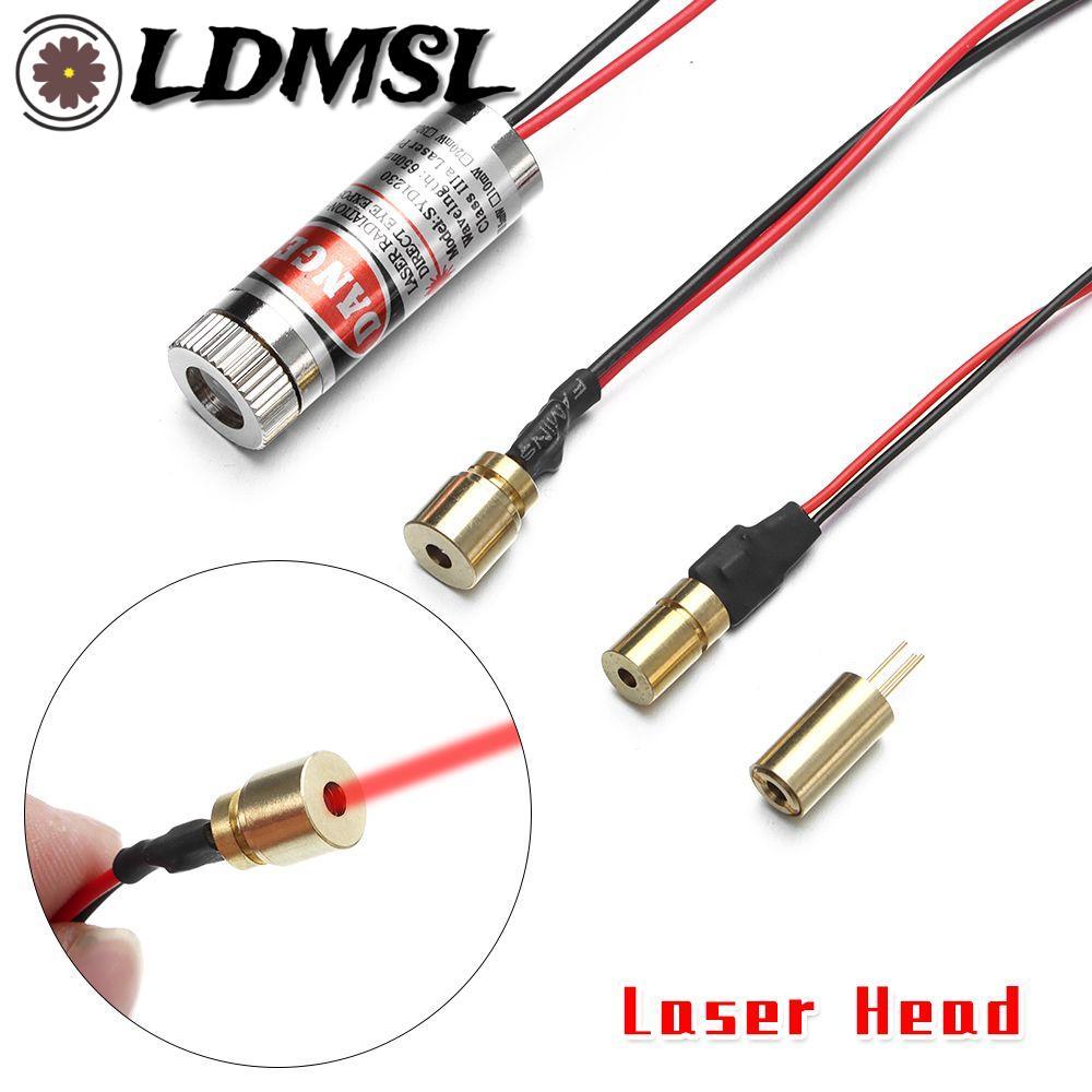 LDMSL Point / Line Laser 650nm 5mW Đầu mô-đun đầu Diode Laser có thể điều chỉnh Laser