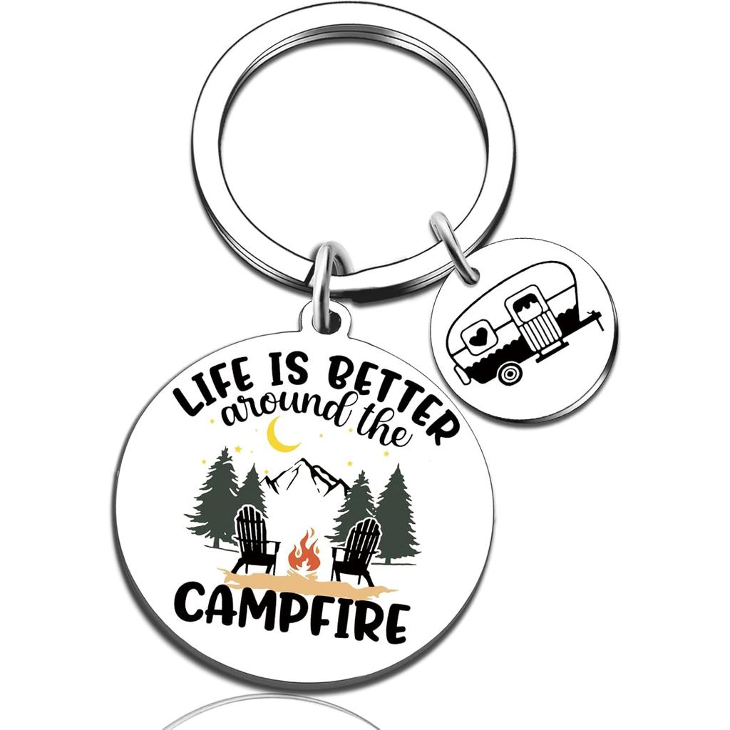 Camper Móc Khóa Người Cắm Trại Phụ Kiện Rv Quà Tặng Dành Cho Nữ Cắm Trại Quà Tặng Cho Nữ Những Điều 
