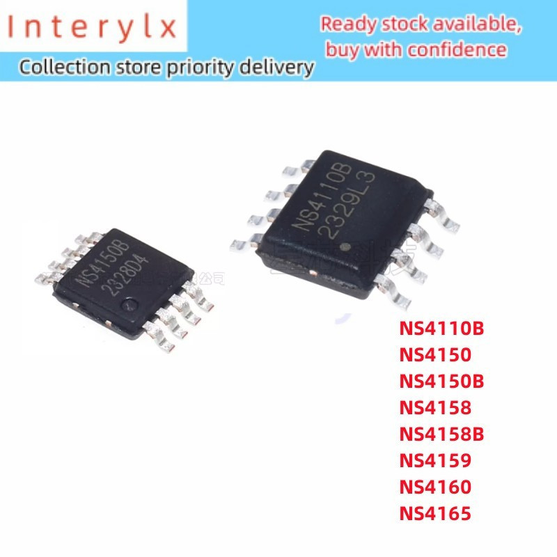 5 Chiếc NS4110B NS4150 NS4150B NS4158 NS4158B NS4159 NS4160 NS4165 Miếng Dán SOP-8 MSOP-8 Bộ Khuếch 