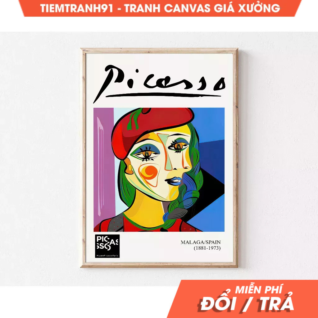 Tranh treo tường, Picasso, Large Art, Eclectic Wall Art, Maximalist Decor, Funky Home Decor, Apartme