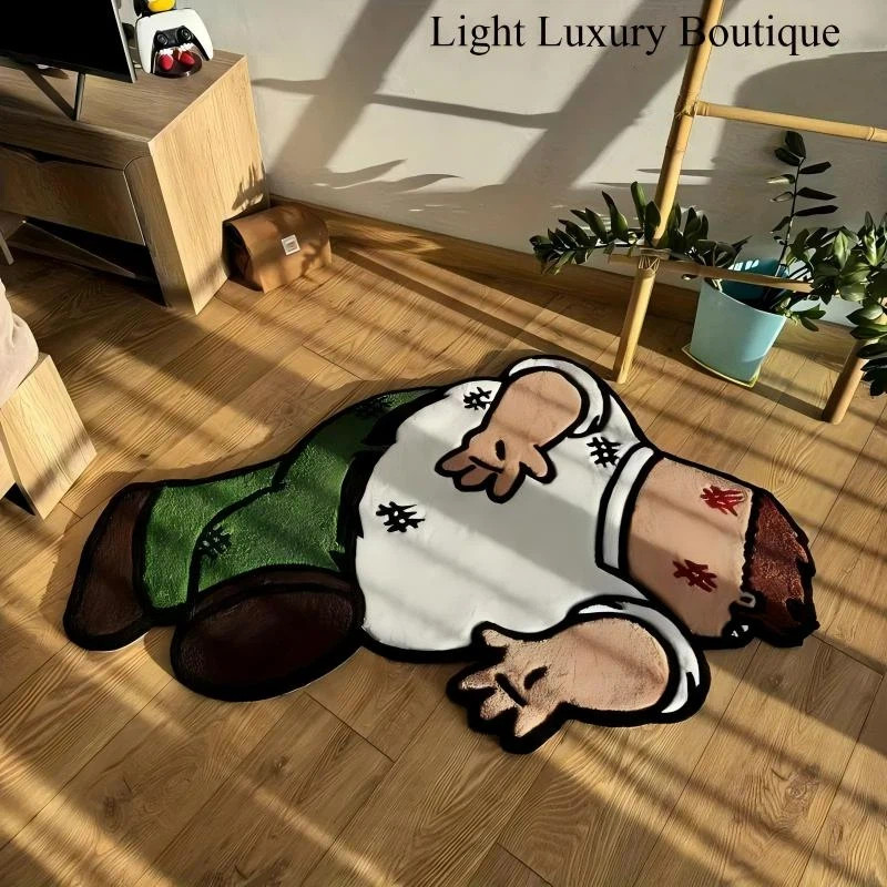 Family Guy Peter Griffin Backhand Slam Area Rug – Thảm lót sàn Cashmere giả tùy chỉnh cho phòng khác
