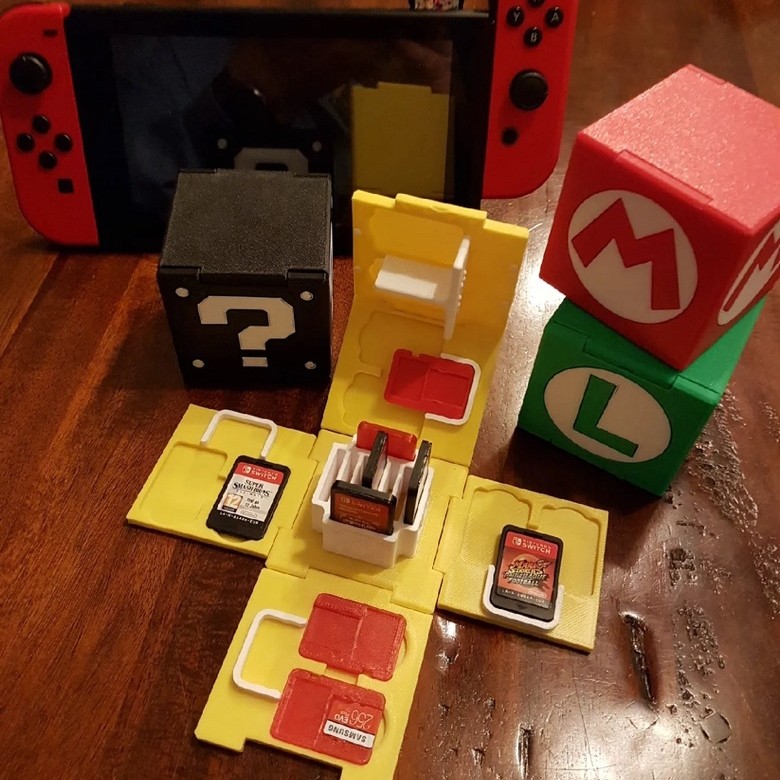 Hộp Đựng Thẻ Game Dạng Mystery Box - Game Cartridge Mystery Box Organizer