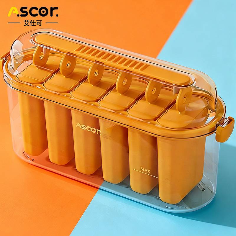 Ice-Cream Mould Ice Popsicle Mold Ice Cream Ice Tray Ice Cube Box cKW8