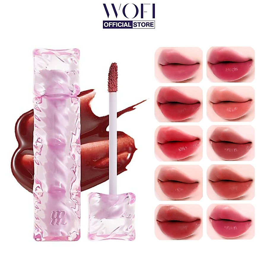 Son Kem Lì Merzy Water Fit Blur Tint Bền Màu Lâu Trôi 3.7g - Vỏ Hồng