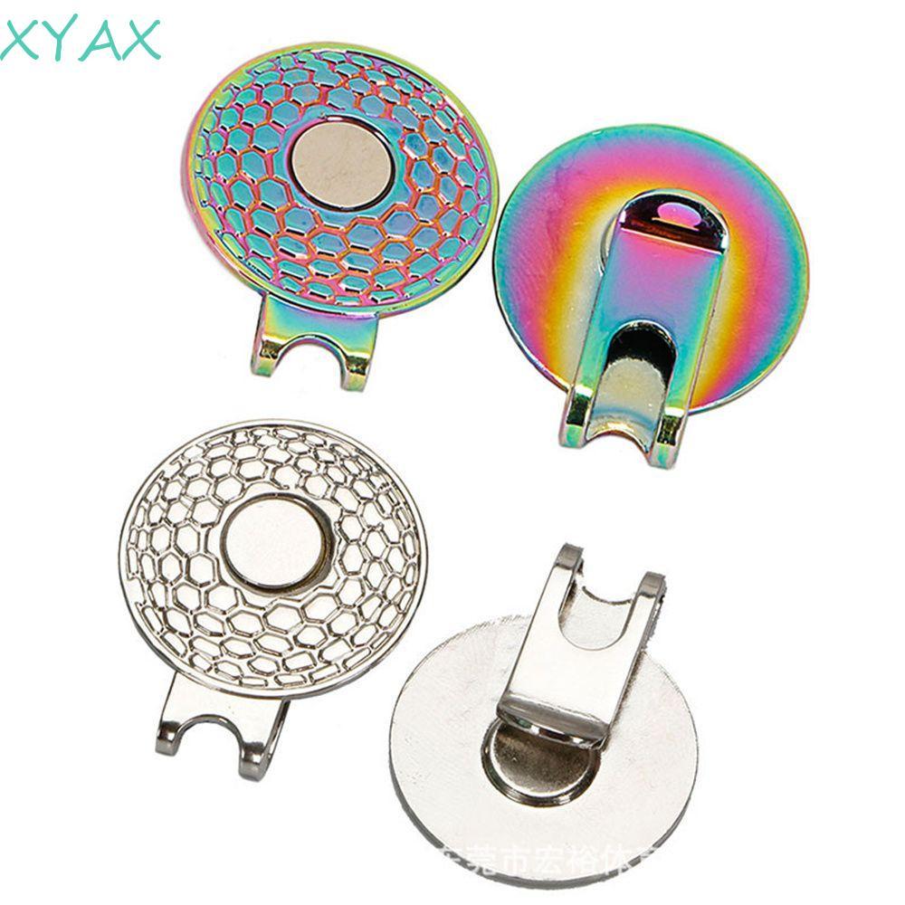 XYAX Golf Ball Marker Golf Training Aid 20 / 25mm Ball Marker Holder Kim loại Golf Marker Quà tặng G