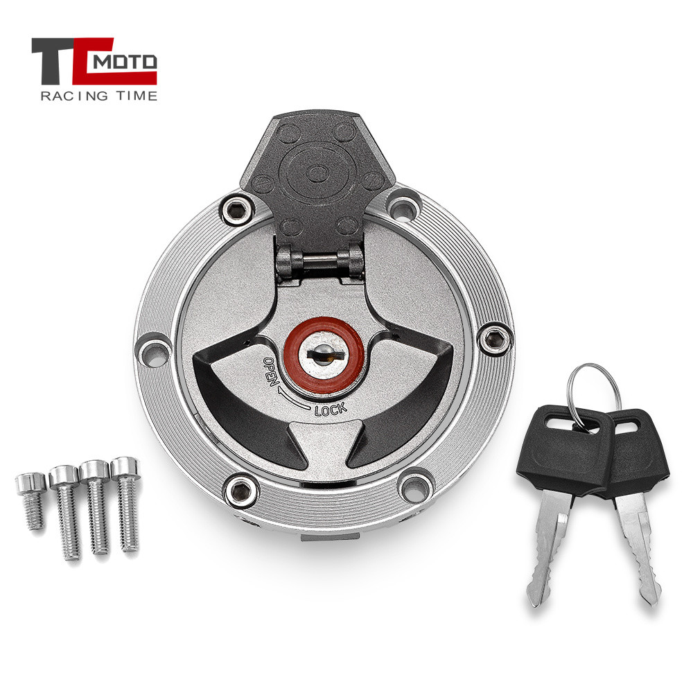 Nhiên Liệu Bình Khí Nắp Nắp Bao Khóa Chìa Khóa Cho Kawasaki Ninja 250 EX300 EX 250 EX250 Ninja 300 Z