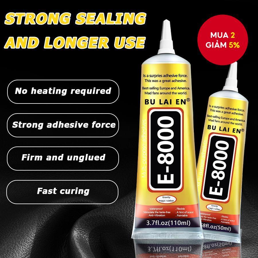 Keo E8000 - Keo Siêu Dính Đa Năng, Chống Nước Và Chịu Nhiệt, Kết Dính Nhiều Loại Vật liệu