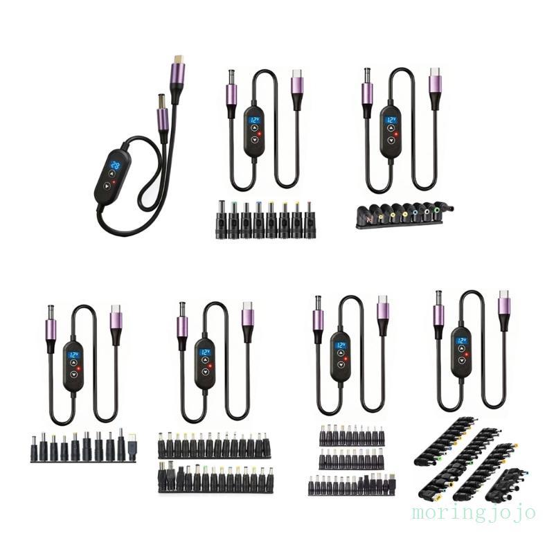Cáp chuyển đổi nguồn JOJO Type C Male sang DC5525 5521 cho máy tính xách tay Máy tính bảng Sạc nhanh