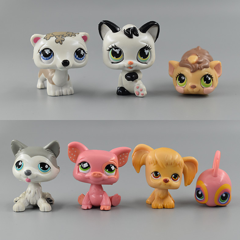 Pet Shop Q Pet 7 Phong Cách LPS-Littlest Shop Mini Búp Bê Hình Đồ Trang Trí Búp Bê