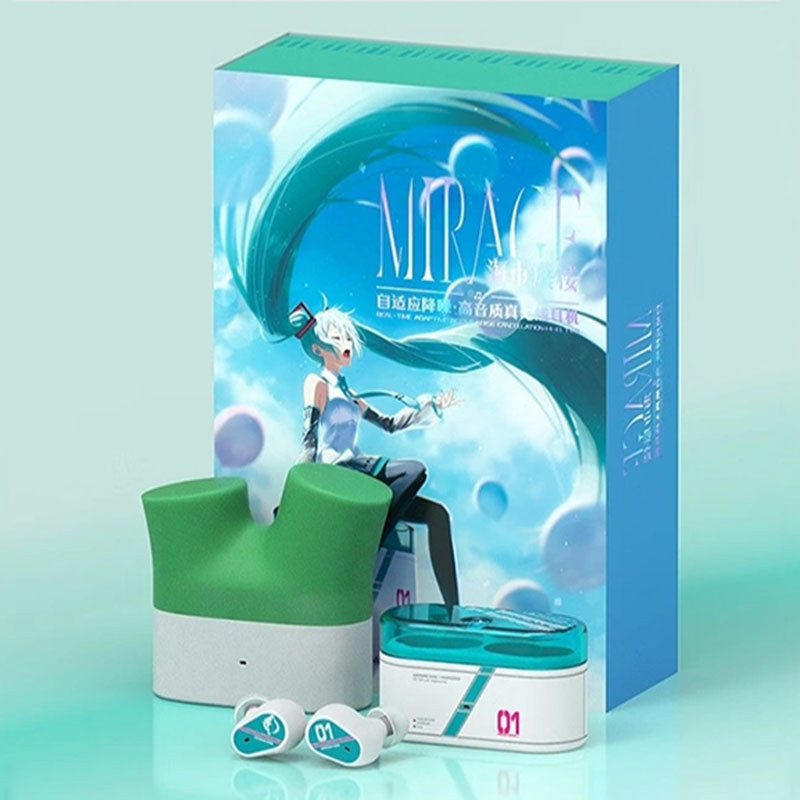 Tai Nghe Hatsune Miku x Moondrop - Pudding TWS - Wireless Bluetooth Earphones - (Moondrop) Tai Nghe CHÍNH HÃNG