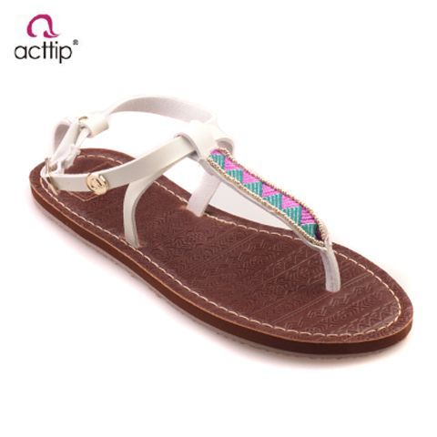 Mùa Hè 2026 Phong Cách Mới Hình Chữ T La Mã Dép Bohemian Flip-Flops Flip-Flops Nữ Đi Biển Giày Học S