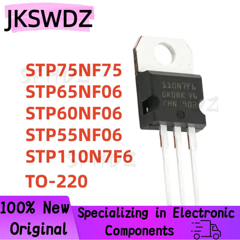 1-5 CÁI STP75NF75 STP65NF06 STP60NF06 STP110N7F6 STP55NF06 P75NF75 P65NF06 P60NF06 P110N7F6 P55NF06 