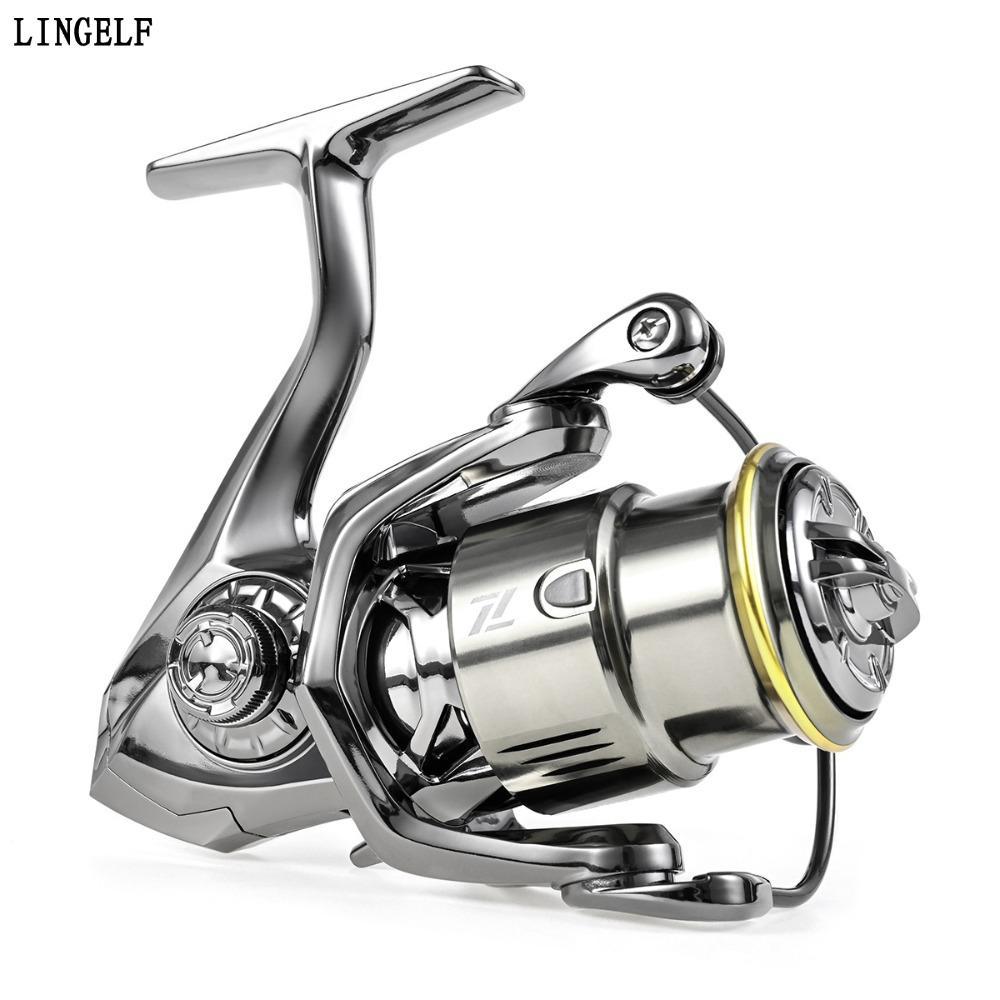 Máy quay LINGELLF, Máy câu cá tỷ lệ bánh răng kéo tối đa 18LBS 5.2: 1, Máy câu cá tỷ lệ bánh răng bề