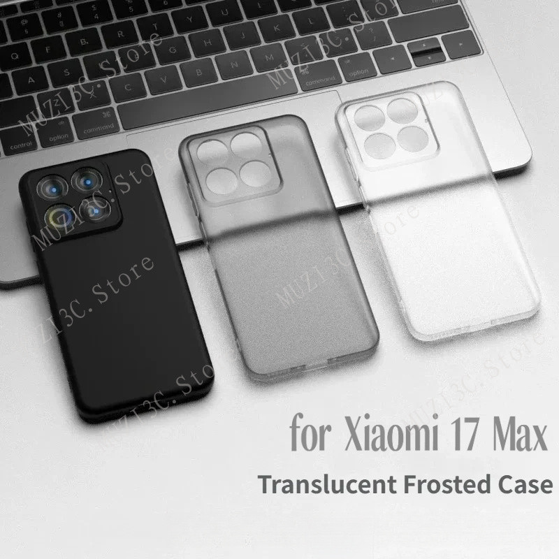 Ốp điện thoại siêu mỏng thời trang tối giản cho Xiaomi 17 Max 5G 17Max 2026