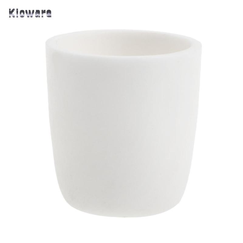 Thí nghiệm thí nghiệm hình trụ Corundum nóng chảy Crucible Alumina Gốm 10mL