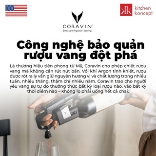 Coravin - Bộ Dụng Cụ Chiết R Timeless Three SL - 4 Món