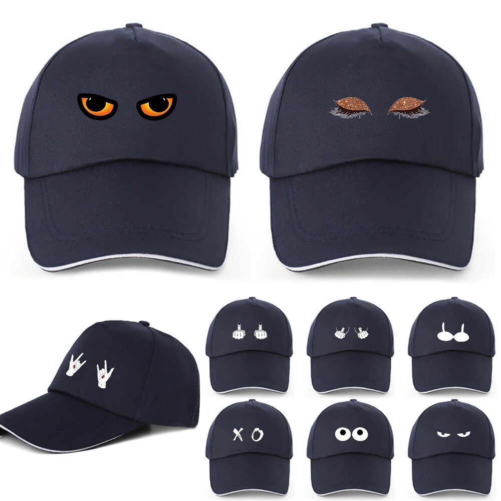 Mũ lưỡi trai Baseball Cap Peaked Cap Chest Print Adjustable Shade Sport Baseball Hats