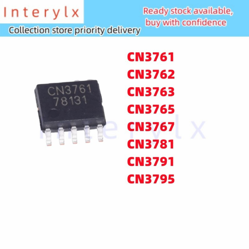 5 CÁI CN3761 CN3762 CN3763 CN3765 CN3767 CN3768 CN3781 CN3791 CN3795 SOP-8 Pin Lithium Sạc Chip IC
