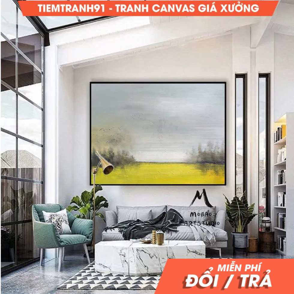 Tranh treo tường, Sky Abstract Painting,Landscape Abstract Painting Large Wall Art Painting,Sky Pain
