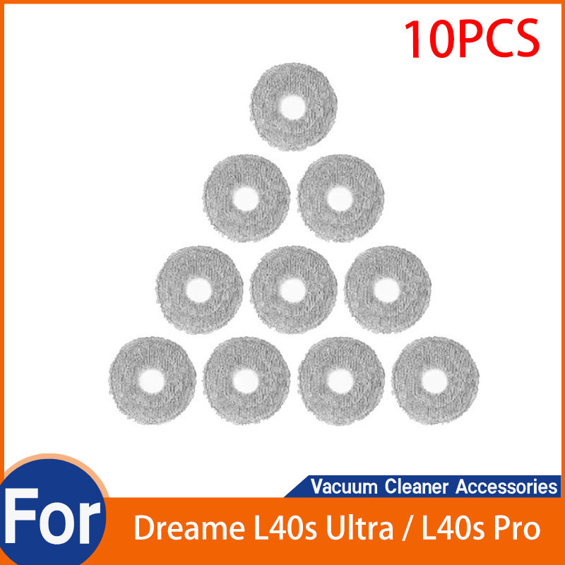 Dành Cho Dreame L40s Ultra / L40s Pro Ultra Máy Hút Bụi Phụ Kiện Thay Thế Lau Nhà Vải Dự Phòng (10 V