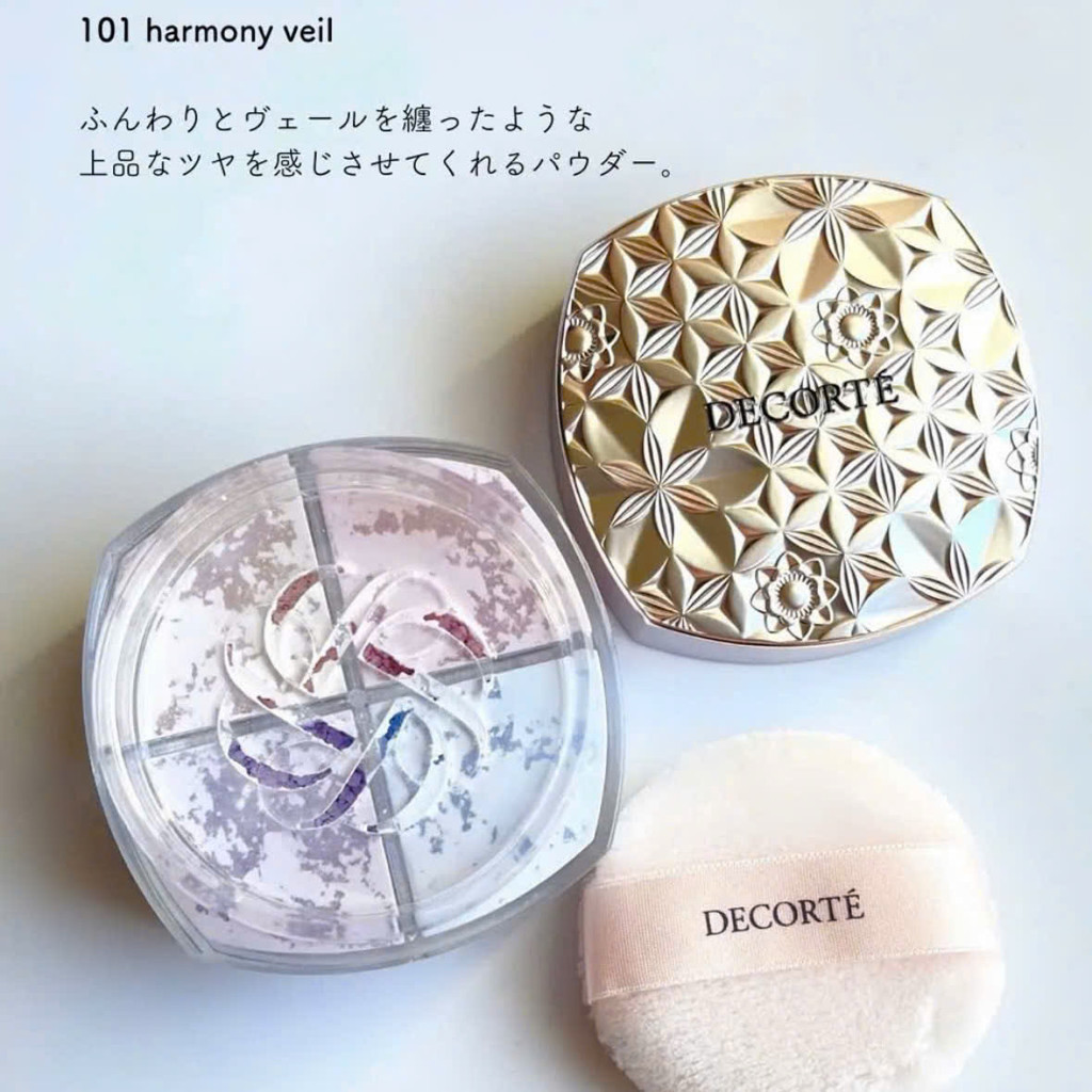Phấn phủ Decorte Loose Powder | Mỏng mịn, kiềm dầu, trong veo, che phủ lỗ chân lông
