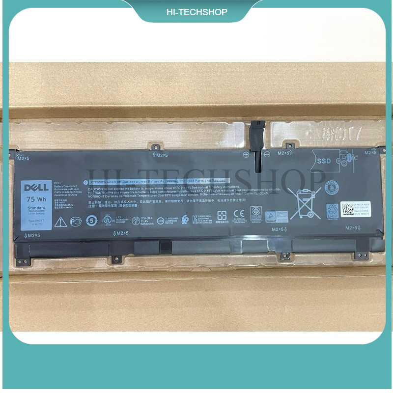 ⭐[ZIN] Pin laptop Dell XPS 15 9575 2-in-1, Precision 5530 2-in-1, P73F 8N0T7 08N0T7 TMFYT 0TMFYT 75W