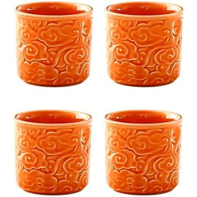 Ceramic Espresso Cups Set of 2, 3.4 Oz Espresso Mugs, Demitasse Cups for Coffee or Tea, Small Coffee